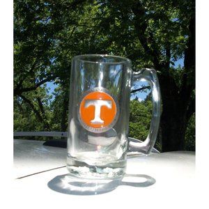 Official University of Tennessee Beer Mug with Pewter emblem, NWT